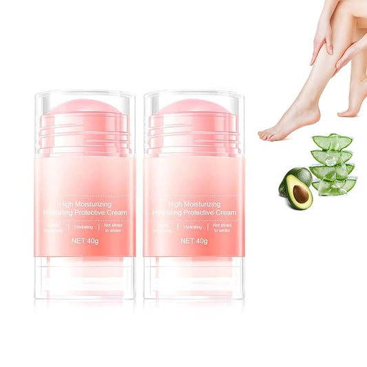 Hydrating and Anti-Cracking Foot Cream, 2025 Moisturising and Relieves Cracking and Dryness Foot Cream, Hand and Foot Repair Cream for Women & Men Callused, Feet, Knee, Elbow, Hand (Pink-2PCS, #01)