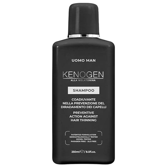 Kenogen Hair Growth Shampoo for Men – Thickening & Volumizing for Thinning Hair – Stimulates Follicles & Regrowth with Melatonin – DHT Blocker – Vegan, Sulfate-Free, Cruelty-Free Formula