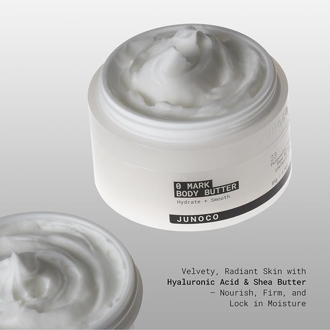 JUNO & Co. 0 Mark Body Butter, Body Cream with Refillable Pod for Moisturizing and Smoothing 85 g/3.0 oz
