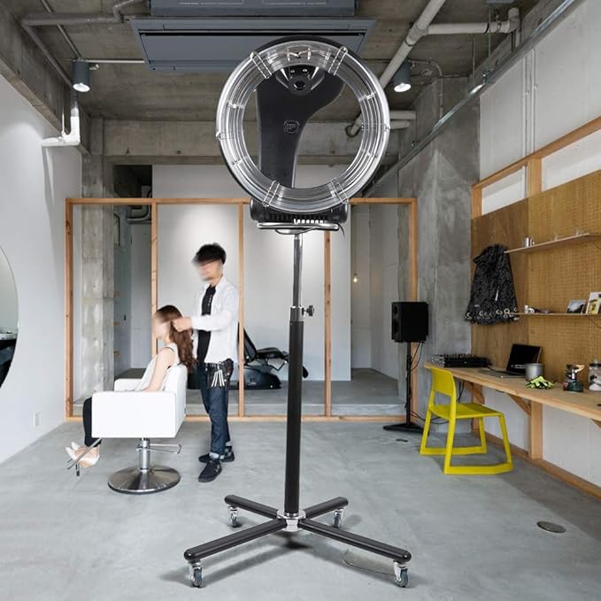 3 in 1 Hair Dryer, Orbiting Infrared Hair Dryer, Halo Roller Ball Hair Color Processor, 850w, For Home and Salon, Black