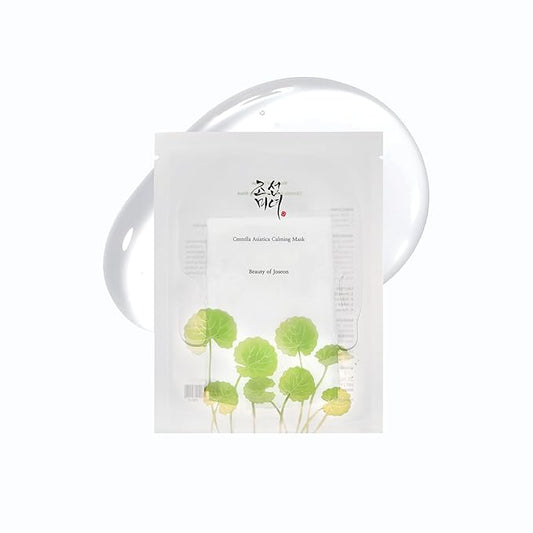 Beauty of Joseon Centella Asiatica Calming Mask Daily Moisturizing Soothing Cica Face Sheet Mask for All Skin Types, Korean Skincare Stuffers for Men Women, 10 sheets