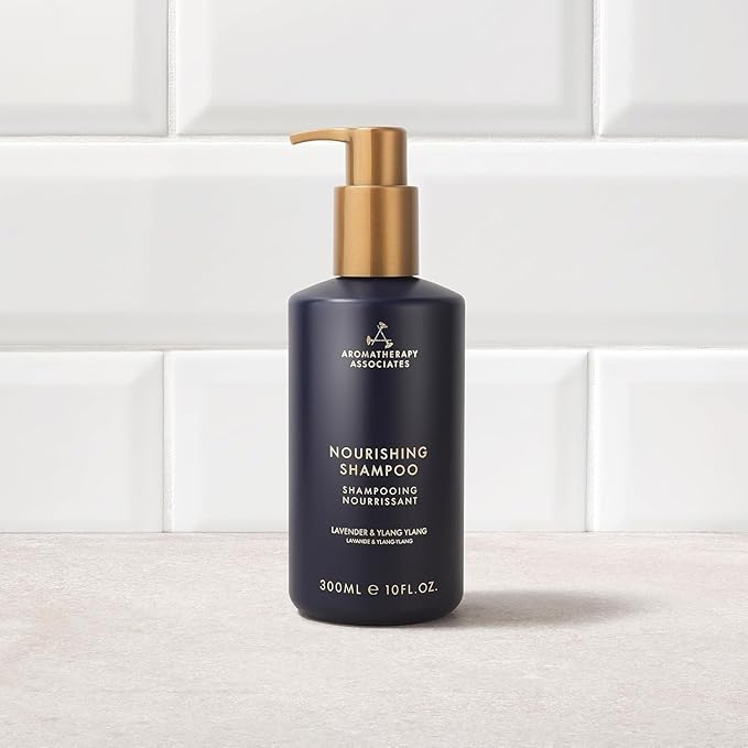 Aromatherapy Associates Balance Replenishing Shampoo, Hydrating Vegan Shampoo for Women and Men with Lavender & Ylang Ylang, Daily Hair Care for Oily or Dry Hair, 10 fl oz