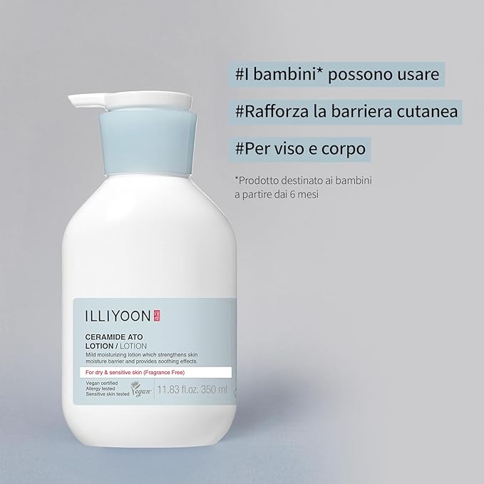 Illiyoon ATO Lotion 350ml and Gentle Deep Cleansing Oil