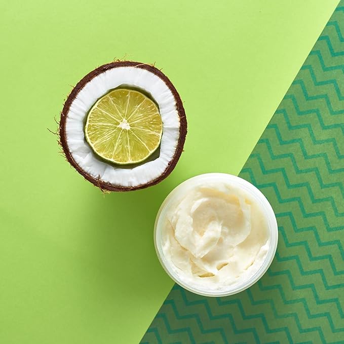 Absolutely Natural - Coconut Lime Whipped Body Butter 5oz with Nourishing Shea Butter and Coconut Oil Paraben Free Vegan Made in USA…