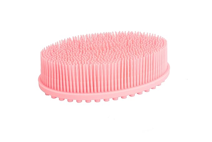 DNC Silicone Body Scrubber Exfoliating Bath Body Brush for Shower 2 Pack