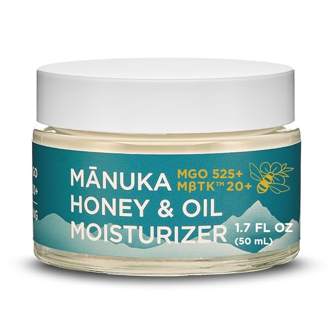 MELORA Manuka Honey Moisturizing Face Cream (1.7 Oz) - Face Moisturizer with Manuka Honey & Oil for Dry or Sensitive Skin - Anti-Aging Cream Facial Moisturizer for Women & Men