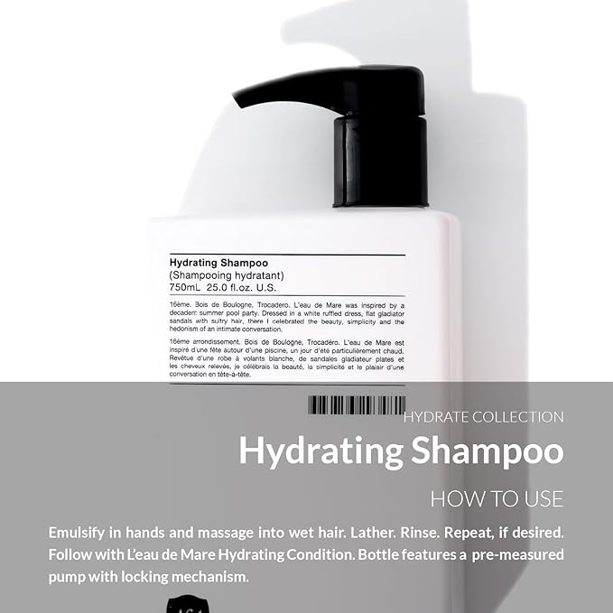Number 4 Hydrating Shampoo, Shampoo for Women and Men. Sulfate, Gluten, & Paraben Free. Moisturizing & Color Protecting, 25 oz