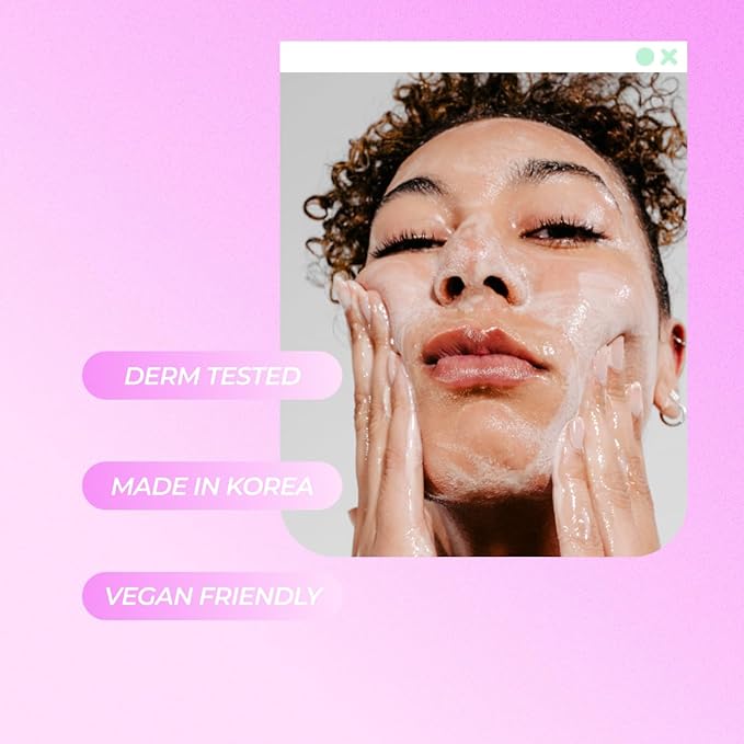 Vitamasques Oil to Milk Cleanser Face Wash & Makeup Remover – Korean Cleansing Oil for Face, Deep Pore Clean, Gentle Facial Oil Cleanser, Quick Rinse-Off & No Oily Residue (4.05 Fl Oz)