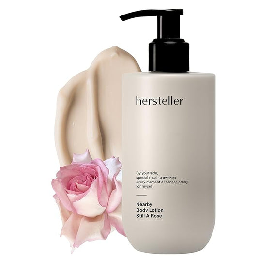 Hersteller Nearby Still A Rose Vegan Body Lotion 10.1 fl oz - Zero-Irritation Eco-Ceramide Formula with 100% Recyclable Packaging, Non-Sticky Moisturizing