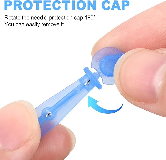 100PCS Disposable Acne Needle & 144 Dots Pimple Stickers - Ultrafine Pimple Popper Needle