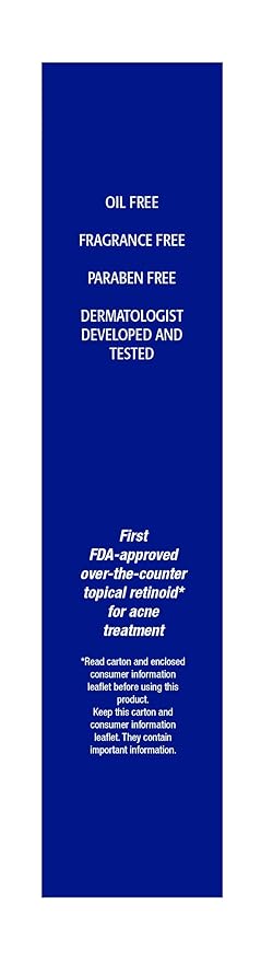 TARO Adapalene 0.1% USP Gel, Paraben Free, Retinoid Acne-Prone Facial Treatment for Sensitive Skin, Prescription Strenght (1.6)