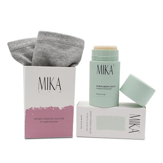 Foot Balm & Foot Socks | Moisturizer for Dry Cracked Feet, Urea Cream & Feet Moisturizer, It Softens & Exfoliates Skin