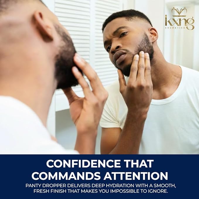 KXNG Cosmetics Organic Shea Body Butter Cream – 4oz | Mens Body Butter for Black Men & Women with Shea, Cocoa, Mango & Coconut Oil | Deep Hydrating Cream for Dry Skin, Hands & Feet