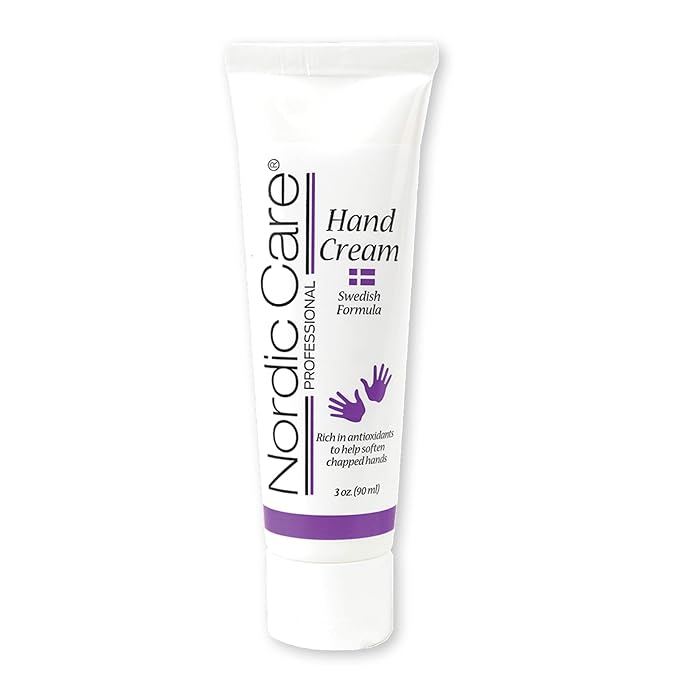 Nordic Care Hand Cream, 3 oz. | Shea Butter Hand Lotion for Dry Hands and Cracked Skin | Paraben & Lanolin-free | Essential Oil, Squalane & Lavender