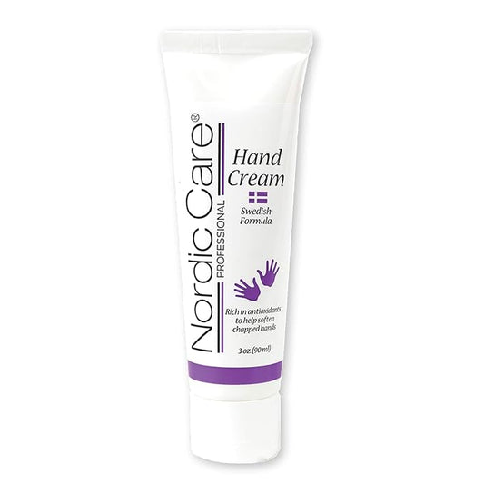 Nordic Care Hand Cream, 3 oz. | Shea Butter Hand Lotion for Dry Hands and Cracked Skin | Paraben & Lanolin-free | Essential Oil, Squalane & Lavender