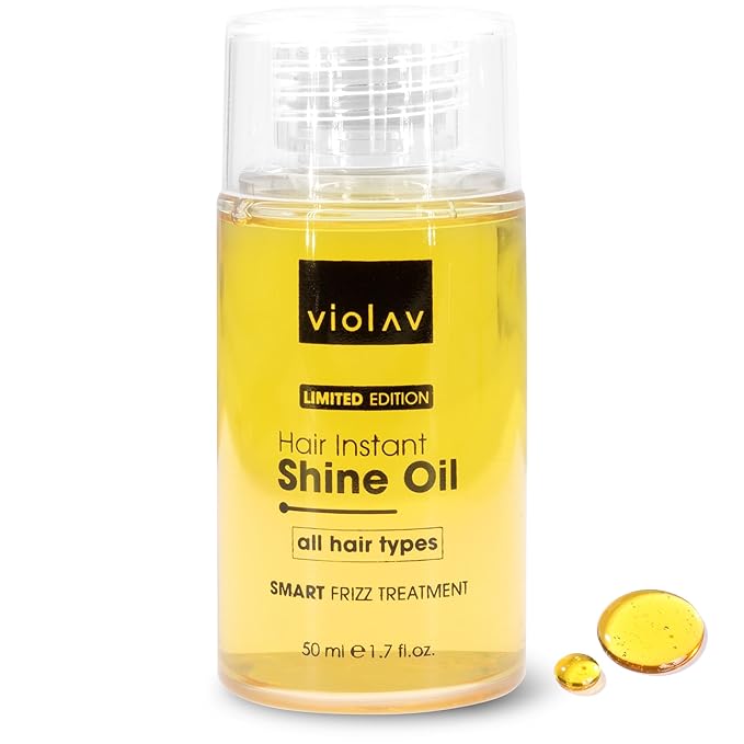 Heat Protectant for Hair - Hair Oil for Frizzy Hair, Damaged, Curly Hair | Hair Growth, Instant Shine, Strong Care Serum for Split Ends Curls - Travel Size, Anti Frizz Control [2 Pack]