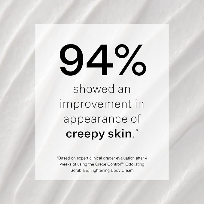 StriVectin Tighten & Lift Crepe Control Exfoliating Body Scrub, Targets Crepiness and Rough, Dull Skin, 5 Fl Oz, white