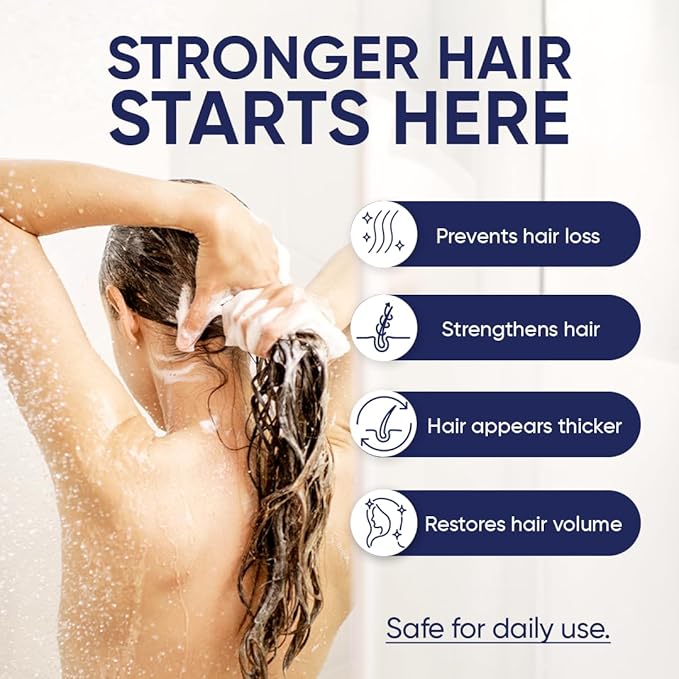 Moerie Volumizing Shampoo and Conditioner for Hair Loss - Thickening Products with Ingredients of Natural Origin - Over 100 Active Ingredients for Thick, Long, Luscious Hair, Double Set