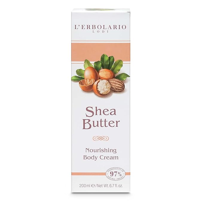 L’Erbolario Shea Butter Perfumed Nourishing Hand Cream - Shea Moisture Hand Cream - Hydrating Coconut for Dry Hands - Smoothing Glycerine - 6.7 oz