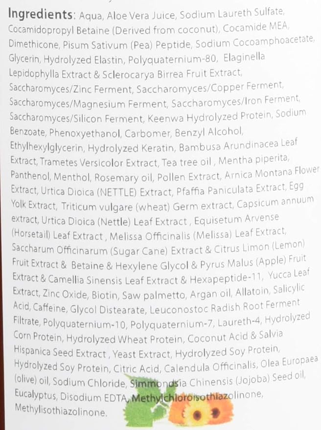 L'emarie Strengthening & Thickening Hair Growth Shampoo for Thinning Hair Biotin Infused DHT Blocker For Women and Men - Hair Loss & Healthy Growth Thicker Fuller Looking Hair (16 Fl Oz)