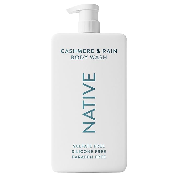 Native Sulfate Free Body Wash Contains Naturally Derived Ingredients | for Women & Men| Cashmere & Rain, 36 oz