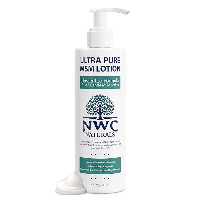 NWC Naturals Ultra-Pure MSM Unscented Lotion - 8 oz No Fragrance