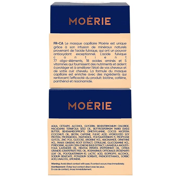 Moerie Hair Growth & Repair Mask - Restorative, Vegan-Friendly Treatment for Longer, Thicker, Fuller Hair - 100ml