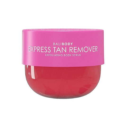 Bali Body Express Tan Remover | Self Tanner Remover & Exfoliating Body Scrub | Fake Tanning Eraser for Streak-Free Skin | Works on Self Tan, Fake Tan & Spray Tan | Vegan, Grapefruit Scent
