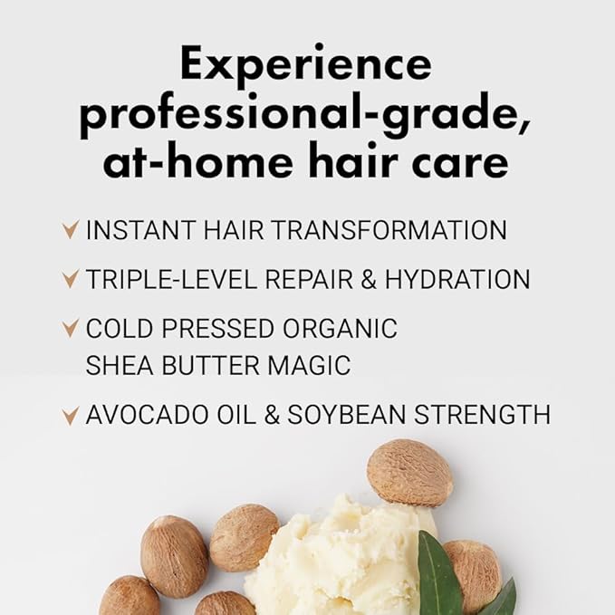 RATED GREEN Real Shea Real Change Treatment, Deep Conditioning Hair Mask with Organic Shea Butter & Avocado Oil for Hair Repair & Hydration, 8.11 fl oz