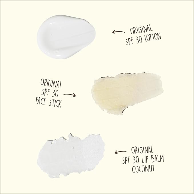 Sun Bum Road Tripper - Travel Sized Sun Care Pack with Sunscreen Lotion, Face Stick, and Lip Balm - SPF 30 Broad Spectrum UVA/UVB Protection - Hawaii 104 Act Compliant - TSA Friendly