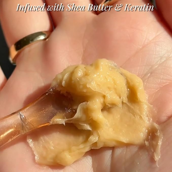 Savannah Hair Mask/Hair Masque with Keratin & Shea Butter – Deep Conditioning, Hydrating Anti-Frizz Treatment for Dry, Curly, or Chemically Treated Hair – 500ml (16.9 oz)