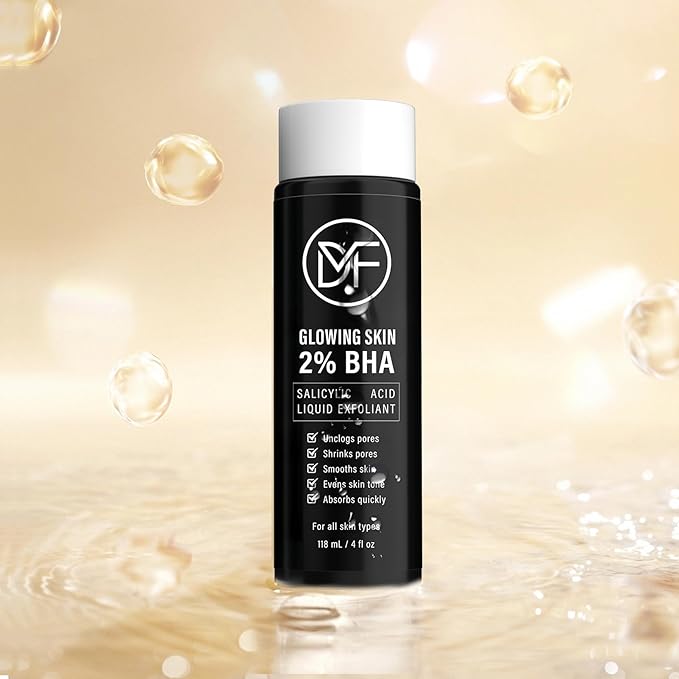 2% BHA Salicylic Acid Liquid Exfoliant Serum For Blackhead Removal,Unclog Pores,Smooths skin118mL 4 fl OZ Face Exfoliator For Facial Skin Care