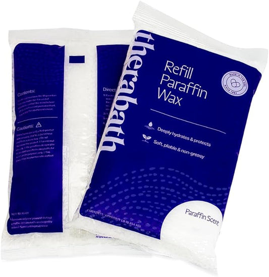 Therabath Paraffin Wax Refill - Thermotherapy - Use to Relieve Arthritis Discomfort, Stiff Muscles, & Dry Skin - for Hands, Feet, Body - Deeply Hydrates & Protects - Made in USA, 12 lb. ScentFree