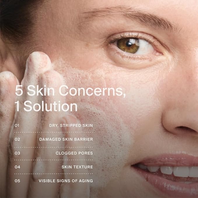 Timeline Mito-Biotic™ Gentle Cleanser - Non-Drying & Calming With Ceramides To Remove Makeup & Strengthen Skin Barrier For All Skin Types - 3.38 Fl Oz