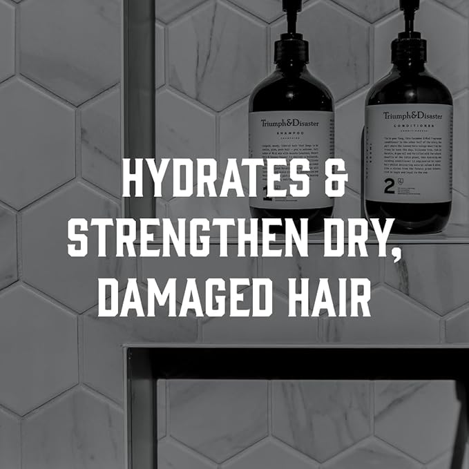 TRIUMPH & DISASTER | Shampoo, Deep Cleansing - Soothes & Hydrates Sensitive, Dry and Damaged Hair & Scalp with Keratin for Men & Women, 16.9 fl oz