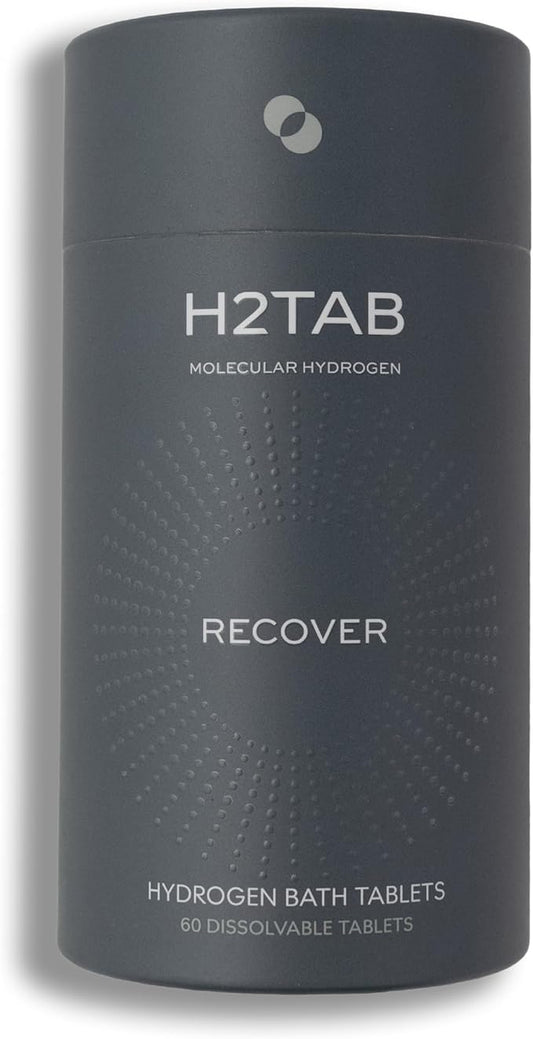 Molecular H2TAB Hydrogen Bath Tablets – 60 Count – Fragrance-Free Hydrogen Bath Bombs for Muscle Relief, Skin Hydration & Oxidative Stress Support – Magnesium-Based Antioxidant Detox Bath