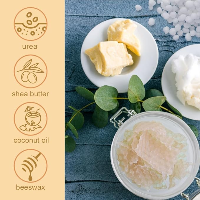 60% Urea Cream - 1.41 oz Manuka Honey Foot Hand Cream Stick for Dry & Cracked Feet Elbows Knees Heels Hands, Hydrates & Nourish Foot Care for Softening and Moisturizing, Removing Calloused Skin