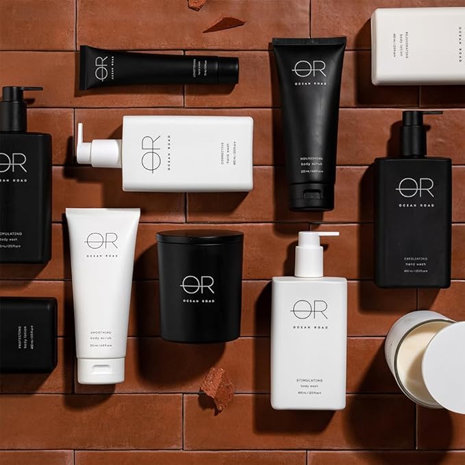 Ocean Road White Body Wash 13.5 fl oz - Gentle, Hydrating Shower Gel with Antioxidant White Tea Extract – Ethically Sourced, Vegan, Australian Made Skincare for Healthy, Radiant Skin