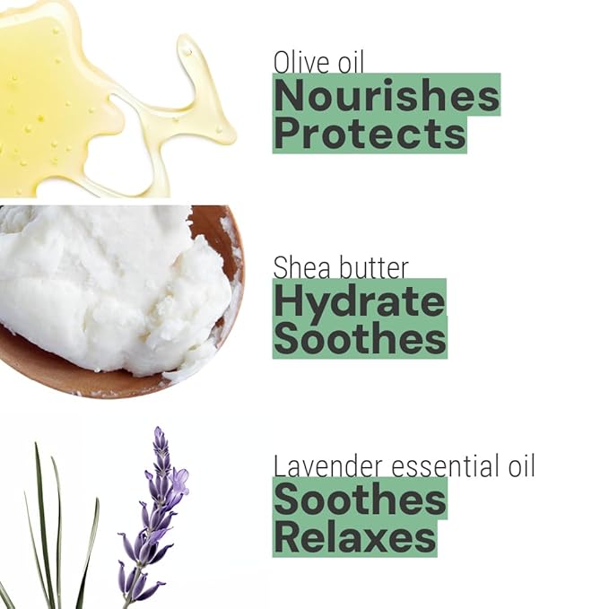 Panier des Sens - Small Hand Cream for Dry Cracked Hands - Lavender Mini Hand Lotion for Dry Skin - With Shea Butter and Olive Oil - Hand Care 97% Natural Ingredients - Travel Size 1 floz