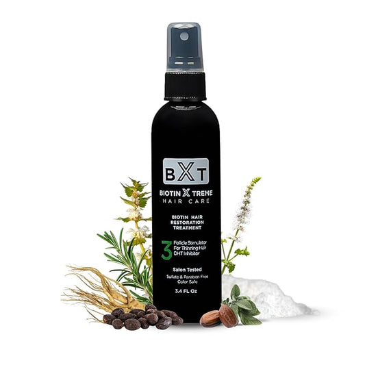 Biotin Xtreme Biotin Hair Restoration Spray and Hair Growth Serum