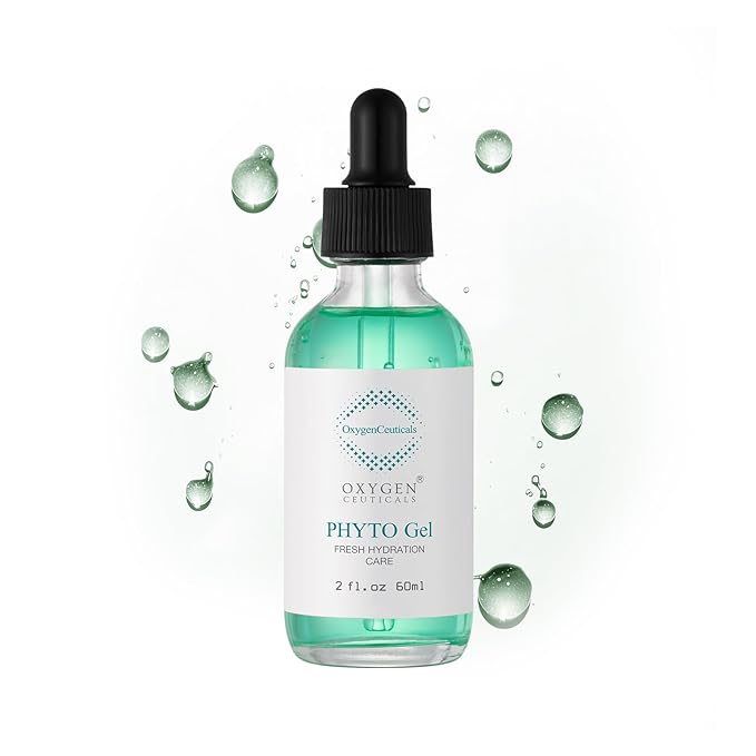 OxygenCeuticals Phyto Gel – Brightening & Soothing Korean Gel Serum with Niacinamide, Sodium Hyaluronate, Centella Root Extracts, Functional Radiance Suitable for Sensitive Skin. 2 fl.oz (60ml)