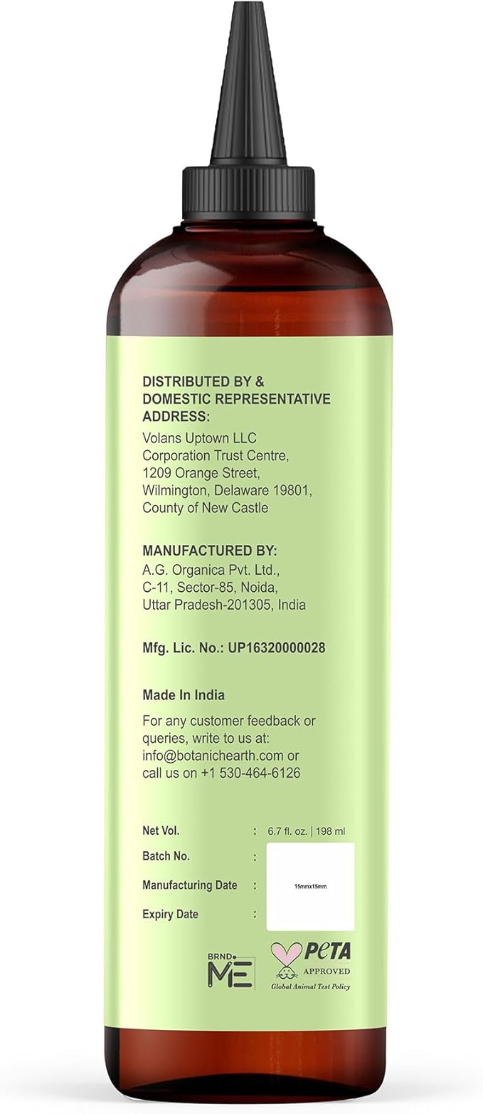 Botanic Hearth 100% Pure Rosemary Batana Oil for Hair Growth | Hair Oil Repairs Dry Damaged Hair, Strengthening, Healthier - Hair Tonic, 6.7 Fl Oz (2 Pack)