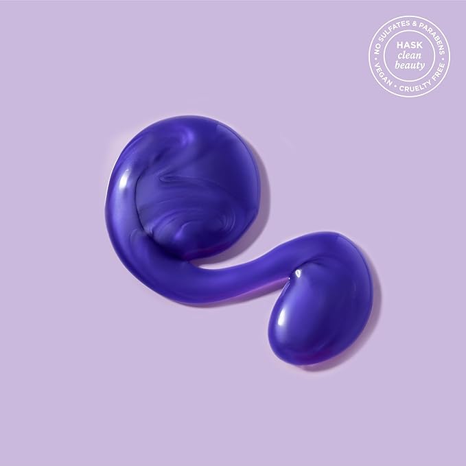 HASK Blonde Care Shampoo + Conditioner Set for Blonde Hair | Sulfate-Free, Gluten-Free, Vegan, Color Safe | 12oz each