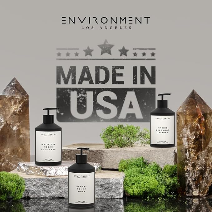 ENVIRONMENT Inspired by 5-Star Resort WH Lotion, 300ml Luxury Scented (Citrus | Lemongrass | Jasmine) Bathroom Luxury, Men & Women High-End Body Lotion, Hand Cream, Dry Skin Treatment