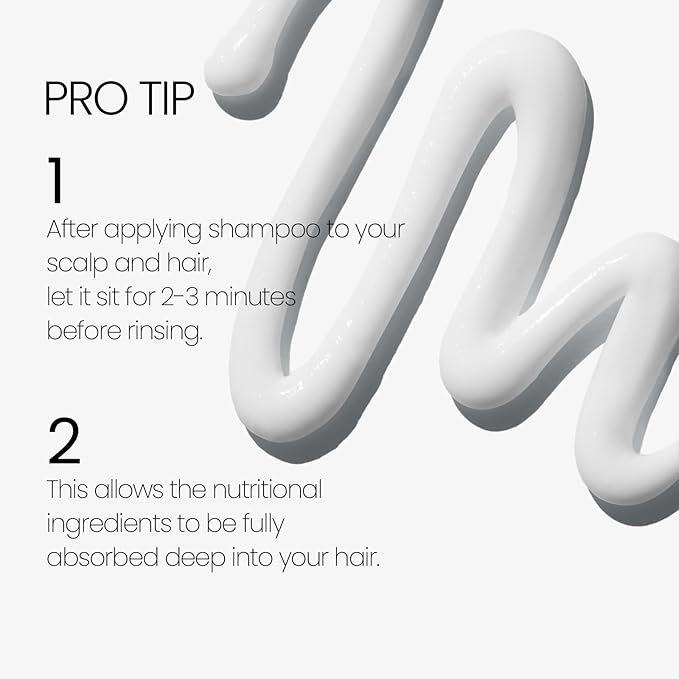 Scalp Strengthening Shampoo for Hair Growth & Anti-Loss | Vegan Ceramide Haircare Routine with Rosemary Oil, Biotin and Caffeine, Paraben Free, Korean, 13.5 Fl. oz.