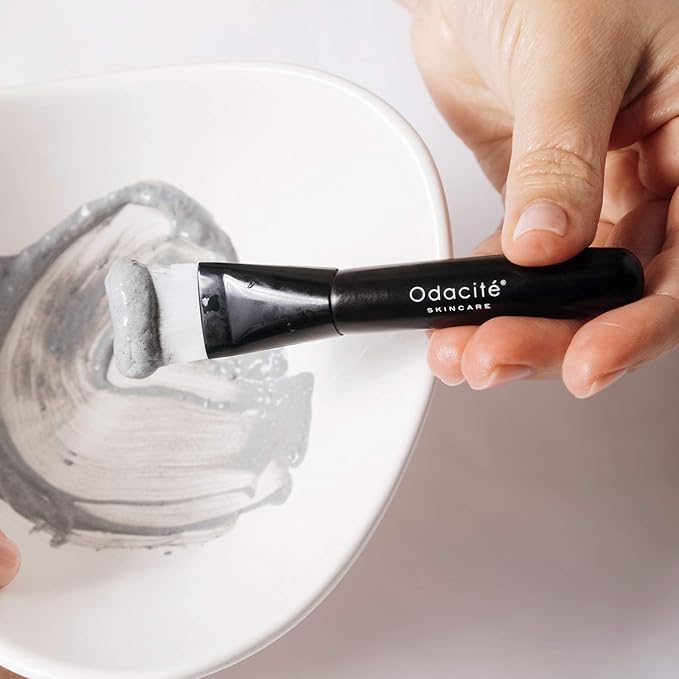 Odacité Acne Cream for Face - 4-in-1 Powder Masque Synergie 4 - Detoxifying Facial Mask with Clay & Charcoal, Clay Mask Detox for Pores and Blackheads, 1.41 oz