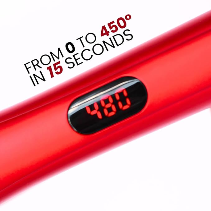 LASIO 1 Inch Pro Straight Ceramic Flat Iron Hair Straightener – Frizz-Free Shine, Salon-Quality Heat, 6 Temp Settings, Matte Finish, Digital Display, Tangle Resistant, For All Hair Types, Smooth & Sleek Styling