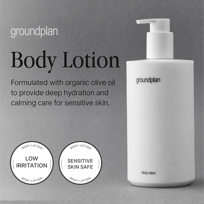 Body Lotion 16.9 fl oz – Lightweight Moisturizing Lotion with Olive Oil, Soothing Texture for Sensitive Skin, Daily Use for Whole Family, Vegan & Gentle Formula