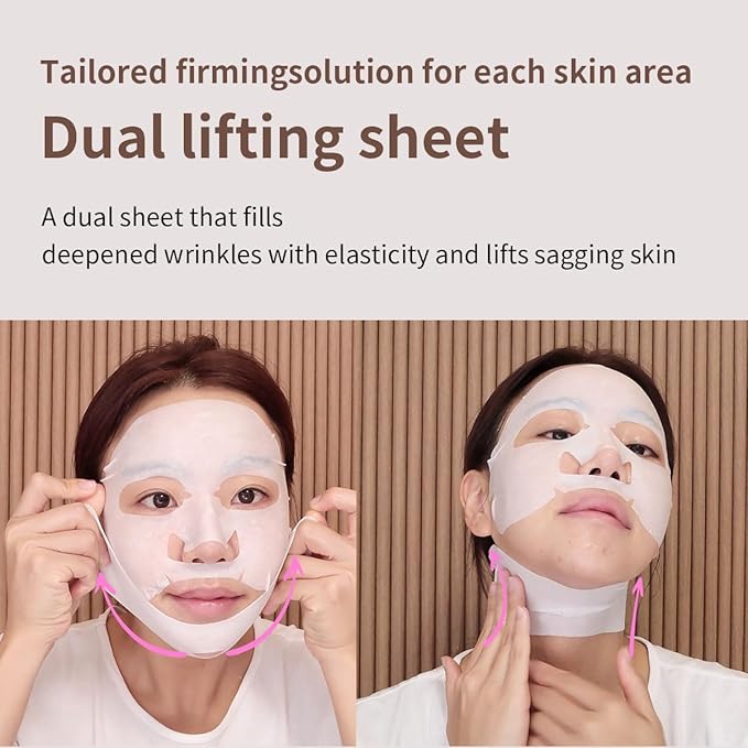Mediheal Retinol Collagen Ampoule Lifting Mask (10 Counts) forV Line Mask, Anti-Aging - Helps Reduce Fine Lines & Wrinkles, and Smoothens Skin