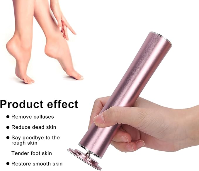 Electric Foot Callus Remover, Electric Foot File with 60pcs Sharpener, Electric Foot Filter for Remove Chapped Dry Dead Skin and Calluses on The Heel (US Plug 100-240V)